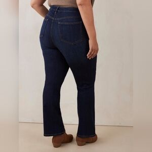 Penningtons Bootcut Jeans DC Dark Wash Stretchy High Waisted Rise Long Tall New